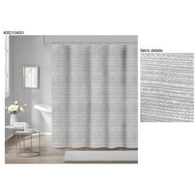 Sainsbury's Home Stripe Print Shower Curtain