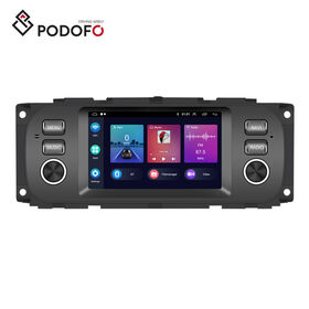 podofo 2 din 7 ''android coche radio auto carplay android auto gps wifi  hifi fm rds para vw/sagitar/jatta/magotan v6/golf vi/polo