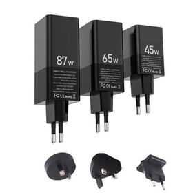 Global Approved Interchangeable plug universal adapter PD fast charger with 45w 65w 100w