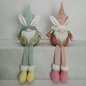 Achetez en gros Décorations De Gnomes Aster, 2 Pièces En Peluche Lapin De  Pâques En Peluche Lapin Suédois à La Main Chine et Lapin Nain Mignon De  Pâques Sans Visage à 5.99