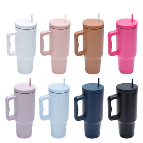 JOZELNK 40oz Tumbler with Handle, Insulated Big Mug wtih Straw and