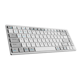 Clavier sans fil 2.4G + clavier Bluetooth double mode, clavier à ciseaux design unique pour les utilisateurs de bureau