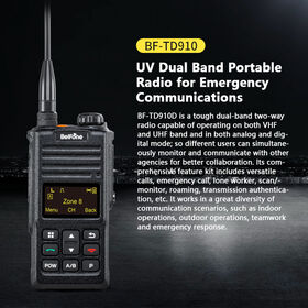 Belfone Bf-Td910UV Dual Band Radio 3773 CH Critical Communication Radio Handheld IP68 Two Way Radio