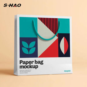 NEW OEM fashion cheap price manufacturer good quality matt glossy paper gift bag for supermarket store shopping