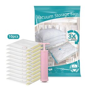 Vacuum Bag For Clothes Storage Bag With Valve Transparent Border