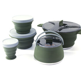 Silicone Collapsible Pot New 1L Portable Outdoor Travel Camping Folding Kettle