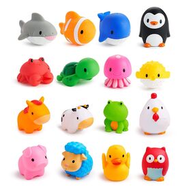 Bath Bathtub Toys for Toddlers 1 2 3 Years Old ,Duck Bathtub Toys with  Rotatable Waterwheel/Eyes,Bathroom Strong Suckers Water Scoop Fun Bath Toys  for Toddlers Boys Girls 