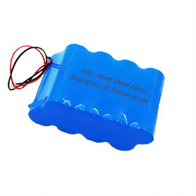 High Capacity 12.8V 7AH 26650-4S2P Lifepo4 Battery Pack with PCM for Electric vehicle, solar lamp, UPS，Off-grid energy storage