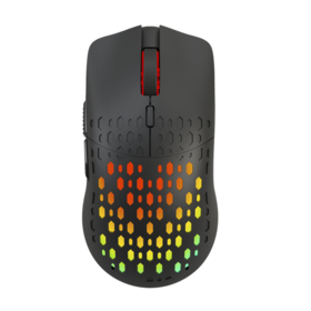 Ergonomic design wired gaming mouse with 13 RGB lighting modes, 7200 DPI Ergonomic Gamer Optical Mouse with Light Up LED