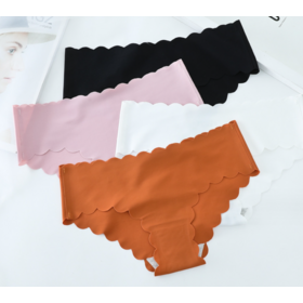 Wholesale Women's Seamless Underwear Satin Panties Nude Sexy Short