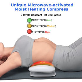 Low frequency pulse lumbar spine massager home physiotherapy waist support  heating waist and abdomen kneading massager