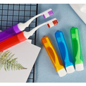 OEM Travel Toothbrushes, Mini Toothbrush with Toothbrush Cover, Camping Toothbrush, Travel Size Toothbrush with case