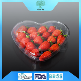 Disposable Small Plastic 125G Fruit Clamshell Packaging Container For  Blueberries Manufacturers