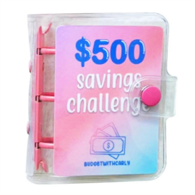 Classeur de défi d'enveloppe, moyen facile et amusant d'économiser