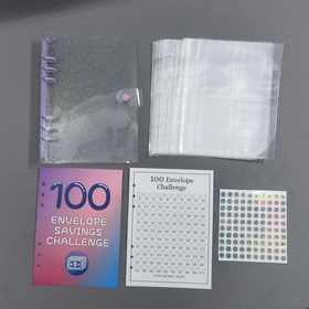 Classeur D’épargne Avec Enveloppes – Défi Budgétaire Imprimé Léopard – Format 13,5 X 18,8 Cm – Inclut Cartes, Pochettes Et Autocollants – Cuir PU Doux - 10