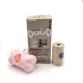 Cornstarch Compostable Dog Poop Bags Biodegradable Dog Waste Bag With Dispenser Bio Degradable Doggy Plastic Customized Leading