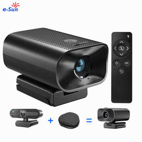 All In One Webcam 1080P 30FPS CMOS 2MP Fixed Focus 5X Digital Zoom Dual Stereo Microphones 5W Speaker Plug And Play Web Camera