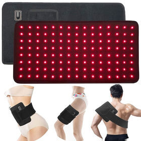 Flexible Wearable Wireless Infrared Pain Relief Wrap for Body with Timer for Back Shoulder Waist Red Light Therapy Belt OEM logo