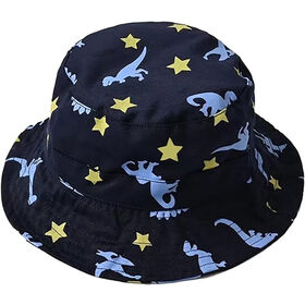 Trendige, stylische Kinder-Bucket Hats mit Kordel und Schnalle, Fischerhüte aus weichem Baumwollmaterial