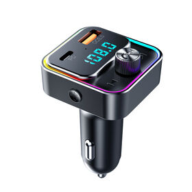 Buy Wholesale China Agetunr T84 Bluetooth Fm Transmitter 30w Pd Fast Charge  Aux Out Activate Phone Voice Control 9 Color Modes Usb Disk Music Playback  & Bluetooth Fm Transmitter at USD 6.6