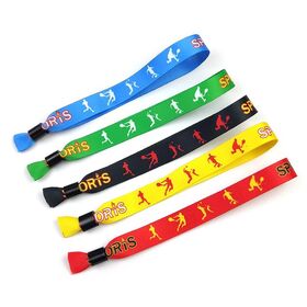 Custom Elastic Wristband Logo Print Sport Wristband