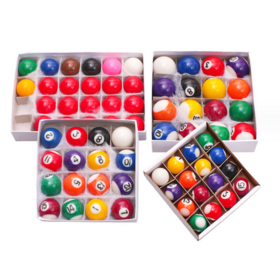 OEM 25/32/38/41/44/48/50.8/52.5/57.2mm pool balls billiard set for sale Snooker sport ball