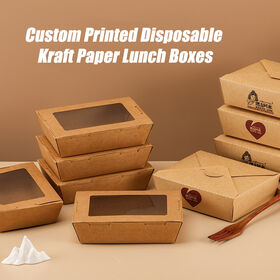 China Customized Brown Kraft Food Packaging Paper Box Suppliers, Factory -  Wholesale Price - WANLIFU