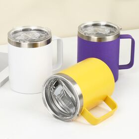 New High Value Portable Ceramic Liner Coffee Cup Sealed Leak-Proof Car  Insulation Mug 380ml Men