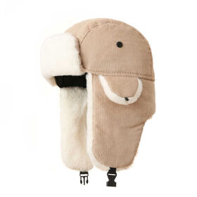 Chapka Fausse Fourrure Avec Masque - Chapeau Trappeur Chaud Pour Femme Hiver