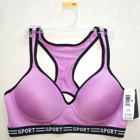 Buy Wholesale China Factory Price Lightly Padded Sports Bra With Racer Back  Pack Of 2 Sport Wear & Sports Bra at USD 3.85