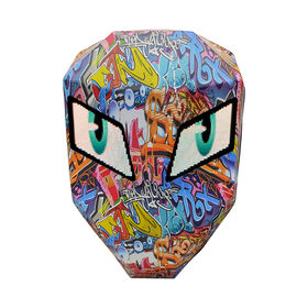 Tas Ransel LED Pintar Bergerak Luar Ruangan untuk Pengendara dengan GIF Desain Baru Cangkang Keras Tas Ransel LED Sepeda Motor dengan Mata