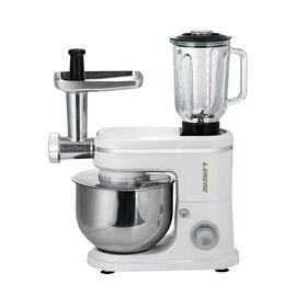 6.5L Large Capacity 1500W Electric Food Processor Chopper Three Speeds  Stainless Steel Vegetables Meat Grinder Mincer