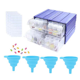 Buy Wholesale China Multi Sizes Small Clear Plastic Beads Storage Containers  Box With Hinged Lid For Storage & Plastic Beads Storage Box at USD 0.1