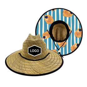 Wholesale Summer Florida Boat Fishing Hat Lifeguard Straw Hat With Logo -  Buy China Wholesale Straw Hats $6.25