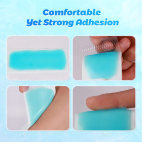 Medical Adhesive Hydrophilic Polymer Gel Baby Fever Reducing Pad - China Baby  Cooling Pad, Ice Cooling Pad