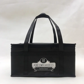 Portable Non Woven Large Insulated Tote Bag Thermal Lunch Cooler Bag for picnic