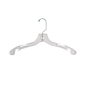 Wholesale Black Contoured Plastic Suit Hangers - 17