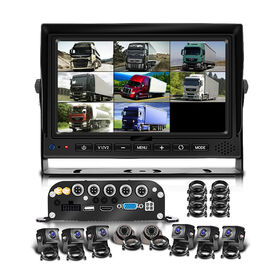 4ch sistema de cámara para coche de visión trasera inalámbrica Ai BSD con  4pcs Cámara y monitor DVR de 10,1 pulgadas para carretilla elevadora de  vehículos de camión - China Sistema de