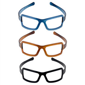 Haarreif mit Sonnenbrillen-Design im neuen Stil für Kinder, Kunststoff-Haarband, Stirnband