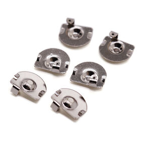 Custom Precision Stainless Steel Battery Contact Plate Dome Metal Stamping Part for Electronics and Toys