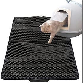 Cat Litter Mat Pet Waterproof Double Eva Layer Toilet Foldable
