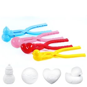 2-teiliges Ziegelmodell Schneeball-Set – Schneeballformer, Sand- & Schnee-Spielzeug Für Draußen – Kinder-Winterzeug Zum Burgenbau