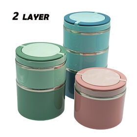 Buy Wholesale China Simple Square Stainless Steel Lunch Box With Dividers & Lunch  Boxes at USD 3.4