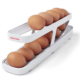 wooden egg holder countertop egg storage