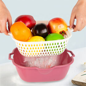 Gadget - Colador y colador de cocina con clip, hecho para pasta, verduras,  frutas y grasa