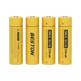 2pcs 18650 3.7v Li-ion batterie rechargeable 5000mah grande capacité  batterie jaune lithium-ion