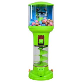Distributeur automatique de jouets capsules de balles rebondissantes en spirale, populaire et très demandé