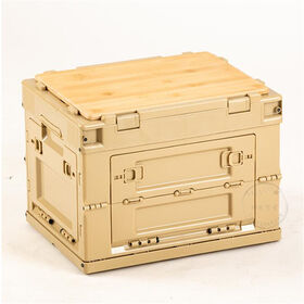 Foldable Japanese Storage Box Outdoor Camping Storage Box Camping Sorting  Box Car Trunk Storage Box