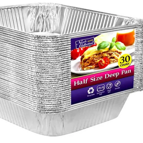 USA Aluminum Foil Disposable Oblong Turkey Pan with 5350ml - China Large  Full Size Aluminum Foil Turkey Pan, Oblong Aluminum Foil Food Storage Tray