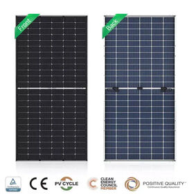 Panneaux solaires photovoltaïques 550W à haut rendement, panneau solaire demi-cellule PERC, panneau puissant 540W 550W, prix compétitif